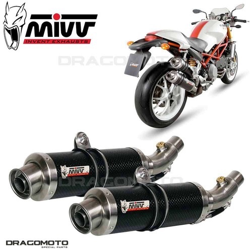 Doulbe exhaust ducati - ducati, monster