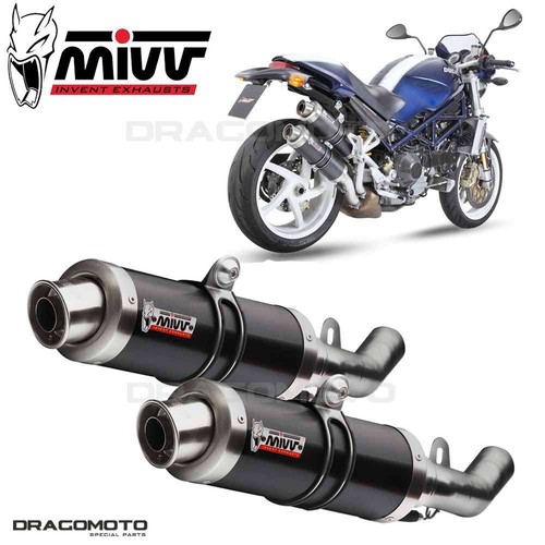 Doulbe exhaust ducati - exhaust, monster